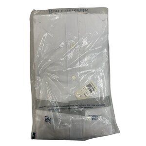 Ron Chereskin Mens White Dress Shirt Size 17 (34-35) - New